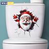 Christmas Toilet Sticker Merry Christmas Decoration for Home 2025 Pendant Xmas Sticker Ornament  New Year Gift 2026
