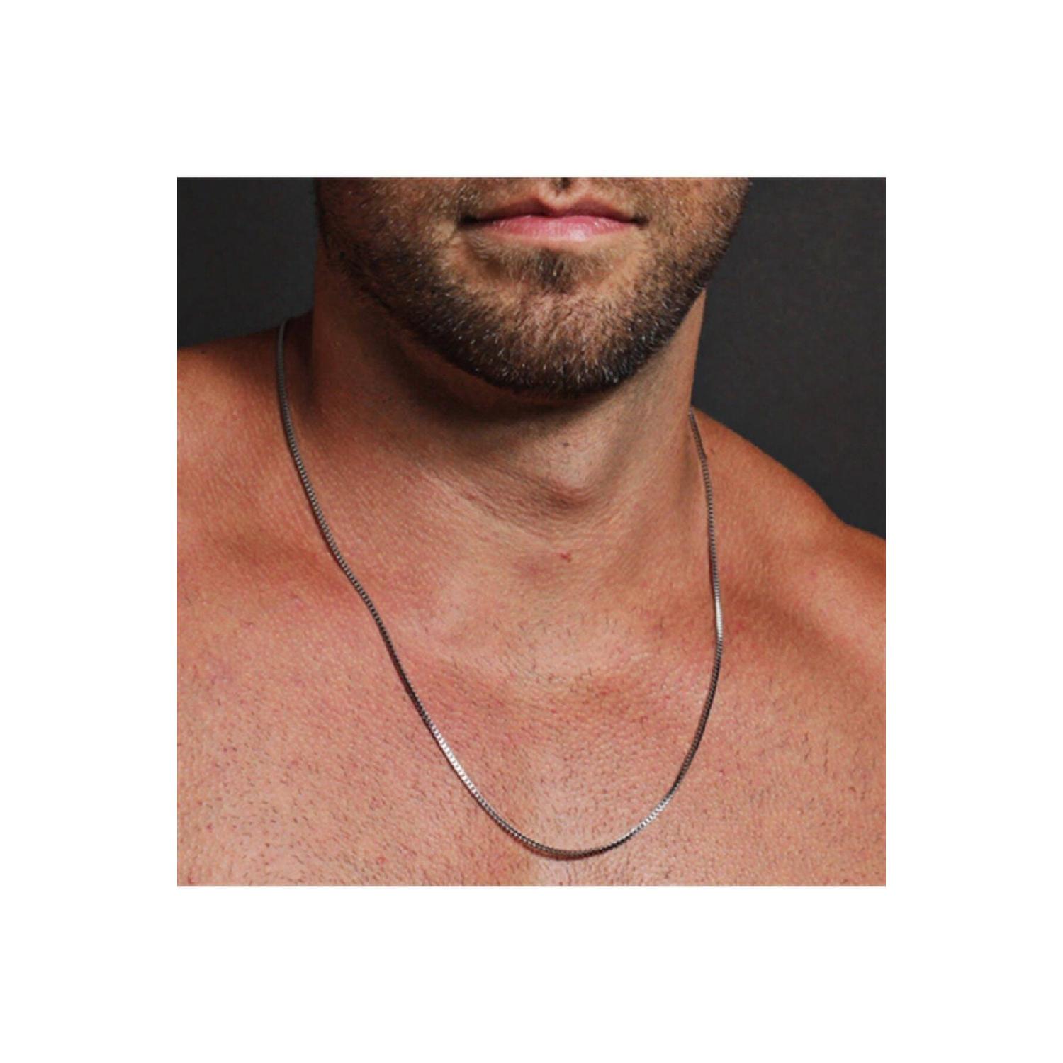 

Срібне намисто-ланцюжок унісекс