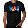 Hexaptych Silhouettes Tshirt Basic Plain Short Sleeve Crew Neck Tee