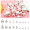 10PCS ABS Artificial Pearl Clothes Decor DIY Dangle Earrings Pendant Trendy Imitation Pearl  Zipper
