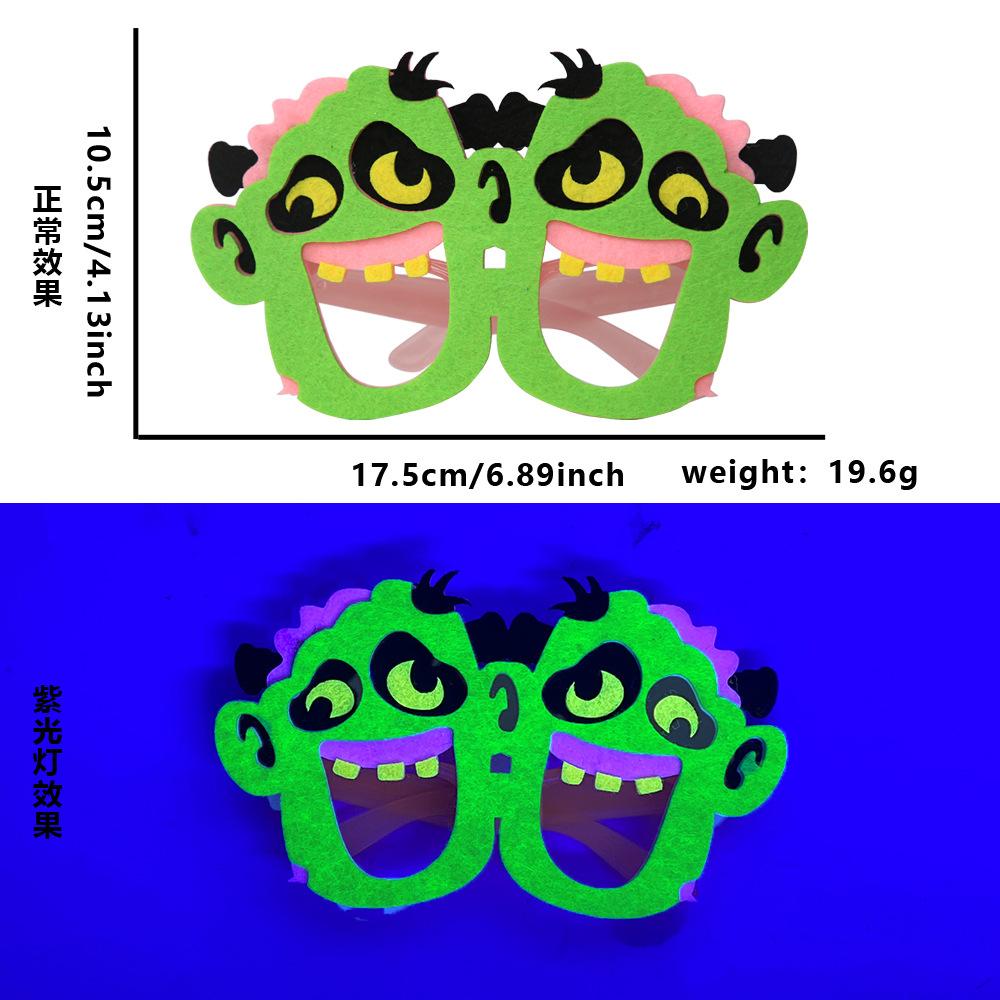 Halloween Party Favors for Kids Funny Eyeglasses Bracelets Pumpkin Keychains Bat Hair Clip Trick or Treat Cosplay Decorations