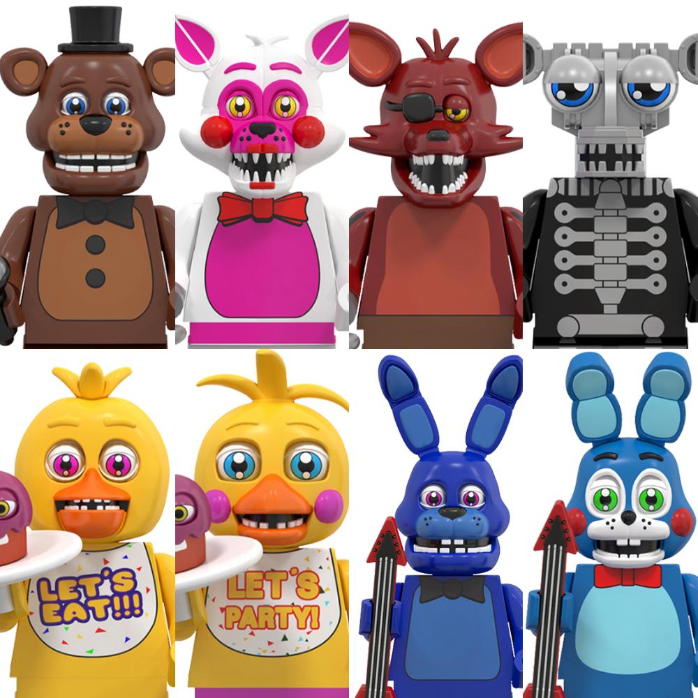 @WM6170 Model Kreskówkowy Anime Klocki Straszny Thriller Mini Kompatybilne Puzzle Zabawka Budowlana Prezenty Urodzinowe dla Dzieci