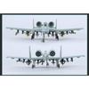 1/72 A-10 Thunderbolt II Fighter Toy Plane Aircraft Model Diecast Metal Airplane Miniature Unique Collection Gift for Children