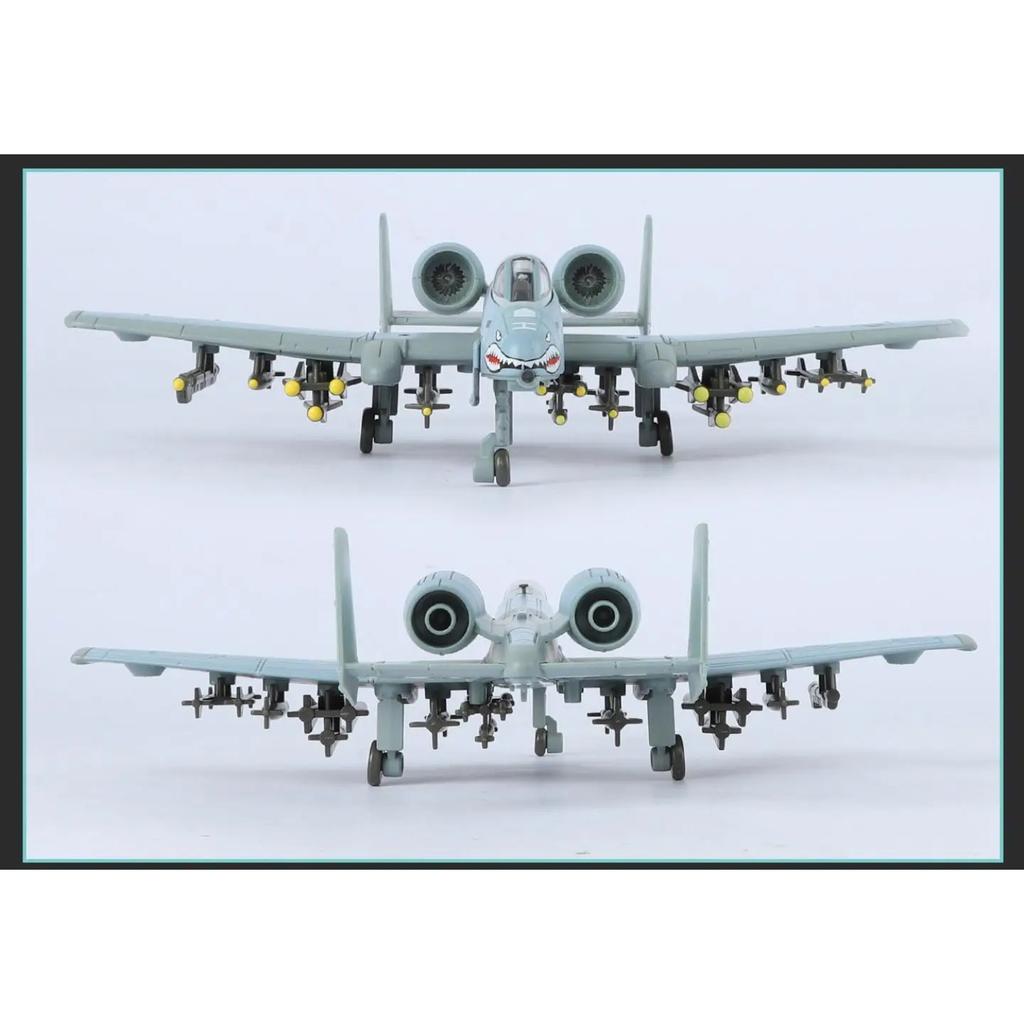 1/72 A-10 Thunderbolt II Fighter Toy Plane Aircraft Model Diecast Metal Airplane Miniature Unique Collection Gift for Children