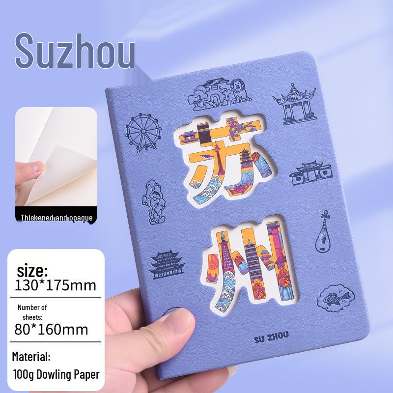 Custom Souvenir Scenic City Stamp Collection Book