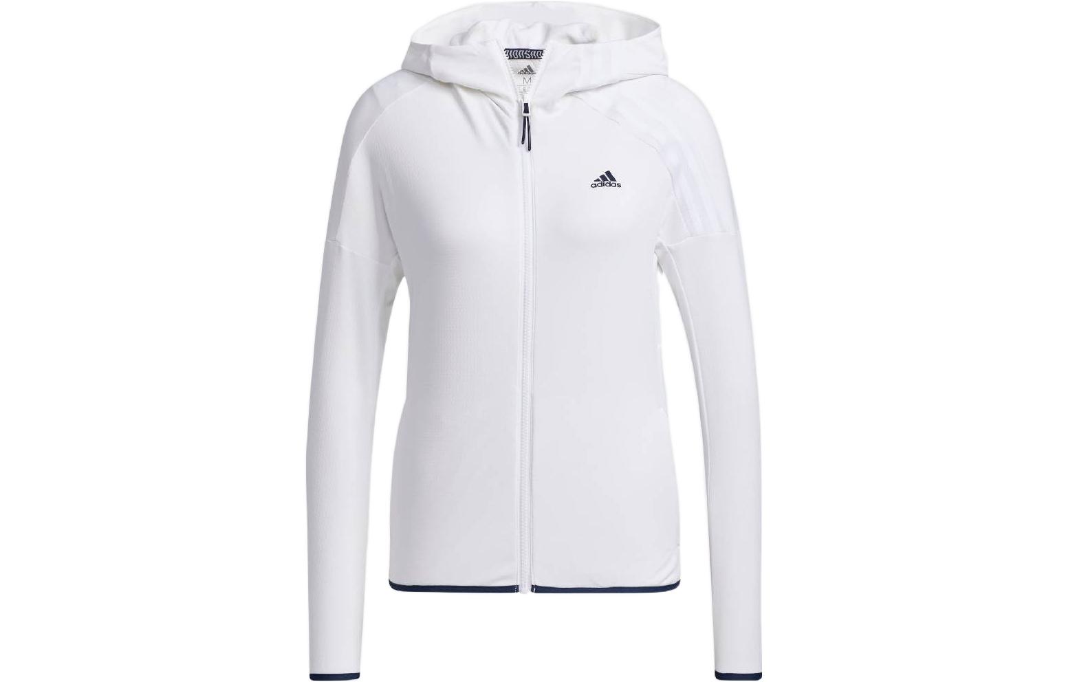 Adidas Jackets Women s White Hooded Moderate Other GM0864 S