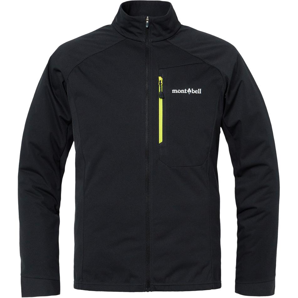 

Куртка с длинным рукавом MONTBELL с цельным логотипом, мужская XL чёрный