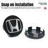 4pcs 69mm Car Wheel Center Hub Center Cap Rim Hub Dustproof Cover Emblemem For Honda Fit Jazz GK5 Civic Type-R CRV Pilot Accord aig256