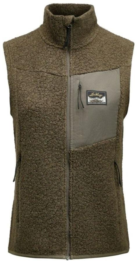 Jacket Lundhags Flok Wool Pile Vest Forest Green 67200