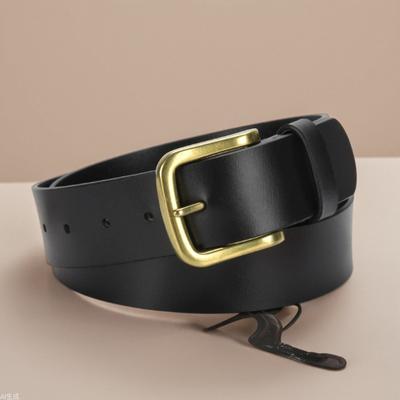 Four Seasons Available New Leather Belt Men'S Leather Needle Buckle Trendy Personalized Versatile Belt Casual Business Simplicity