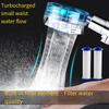 360 Degrees Rotation Turbo Fan Shower Head High Pressure Water Saving Spray Adjustable Showerhead Filters Bathroom Accessories