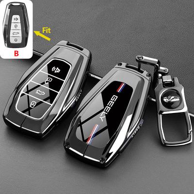 Key Case Cover for Geely Coolray Okavango Atlas Monjaro Tugella Emgrand X50 X70 X6 X7 EX7 GC9 Global Hawk GX7 Car Accessories