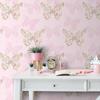 Muriva Catherine Lansfield Enchanted Butterfly Wallpaper