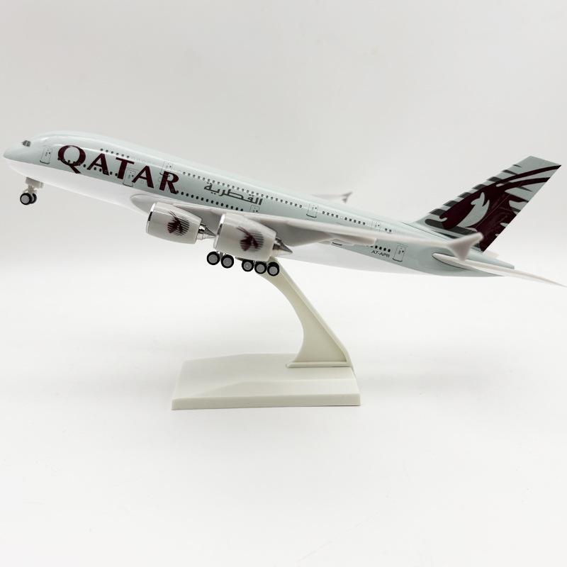 1 Set 1/240 A380 Airlines Series 30cm Airways Resin Model Planes Collectible Desk Accessories Airplane Model Room Decoration