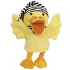 Păpușă rață ColorfylCoco - Gura se mișcă - Păpușă de mână - Spectacol de păpuși cu animale - Ventrilocie - Păpușă mănușă