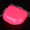 Mouth Guard Container Plastic Oral Hygiene Supplies Tray Dental Appliance Case Oral Tools Denture Storage Box Dental Retainer