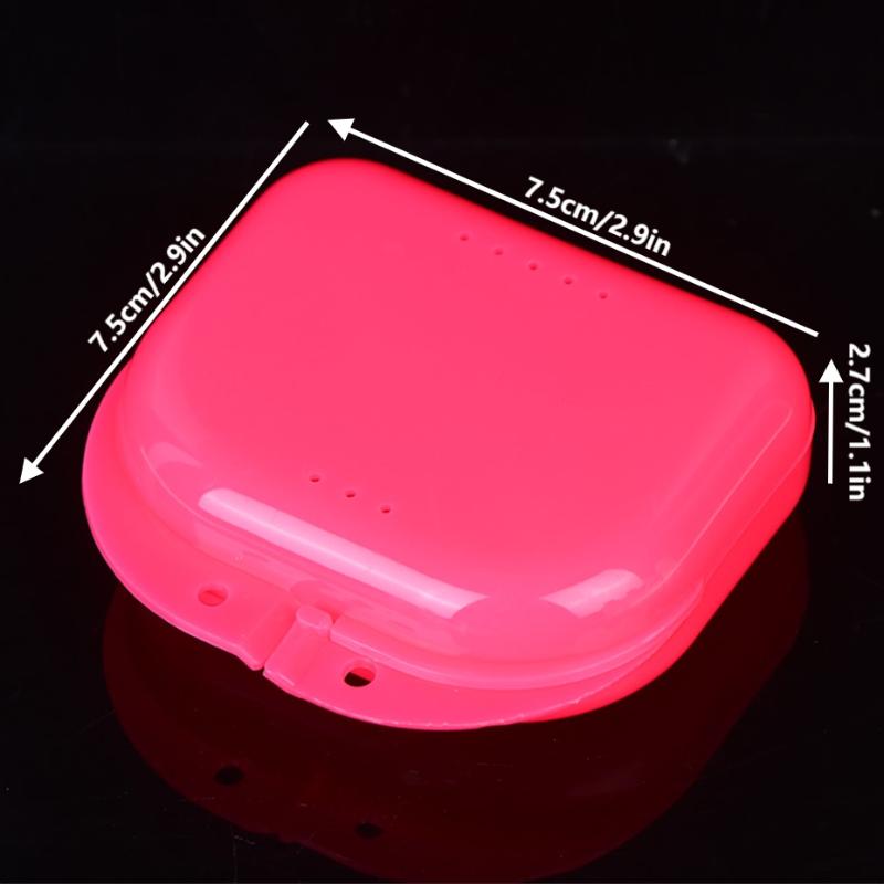 Mouth Guard Container Plastic Oral Hygiene Supplies Tray Dental Appliance Case Oral Tools Denture Storage Box Dental Retainer