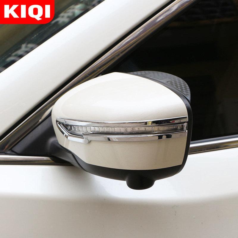 Autocolant Ornament Capac Oglindă Laterală Spate Cromat ABS pentru Nissan Qashqai J11 X-trail XTrail T32 2014- Accesorii