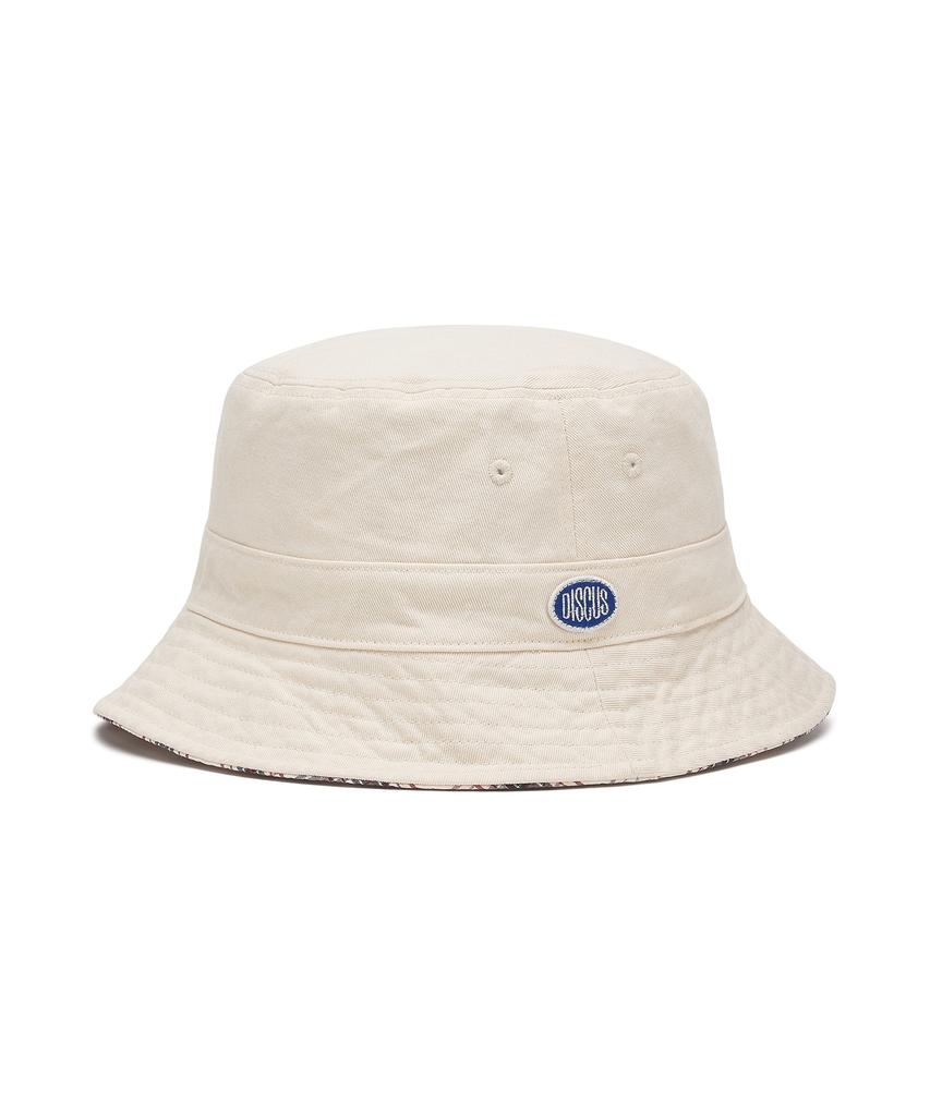 DISCUS ATHLETIC Reversible Cotton Bucket Hat Cream