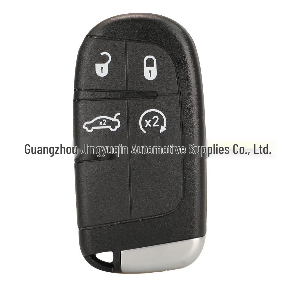 

Compatible Car Key Shell for Jeep Grand Cherokee, Dodge Challenger, Cowin, Chrysler - 2/3/4/5 Button, Flat Milling