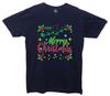 Merry Christmas Printed T-Shirt Christmas Santa Presents