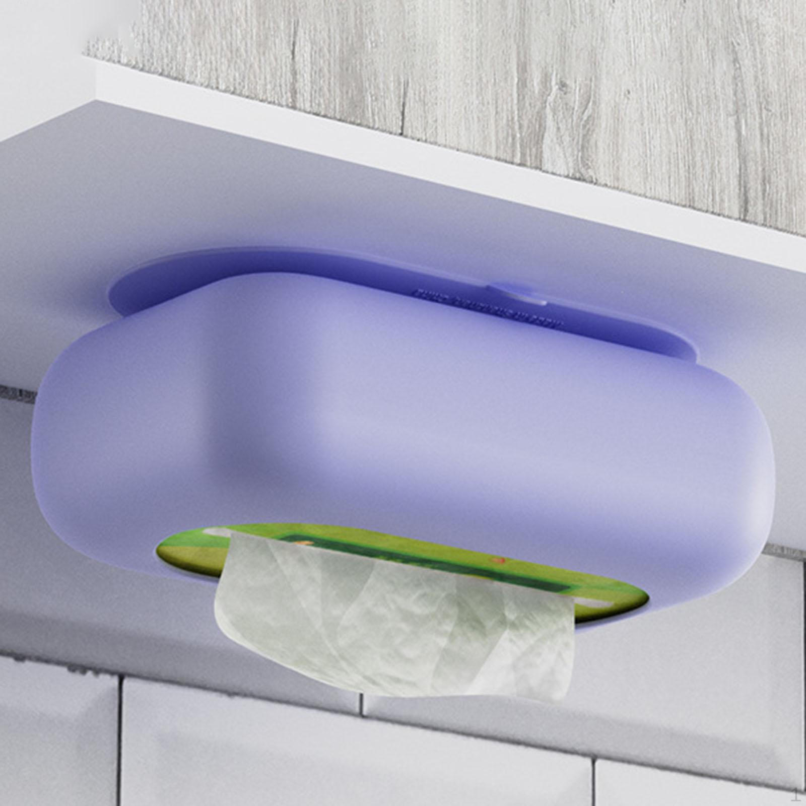 

Гибкий силиконовый держатель для салфеток для дома и офиса фиолетовый