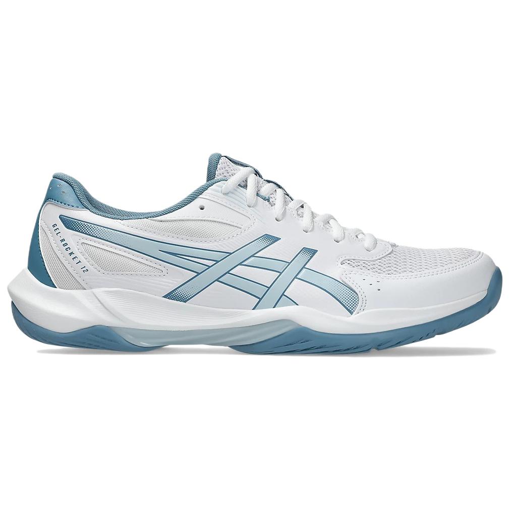 Asics GEL ROCKET 12 Cushioning Breathable Support Volleyball Shoes Men's White 1071A116-103