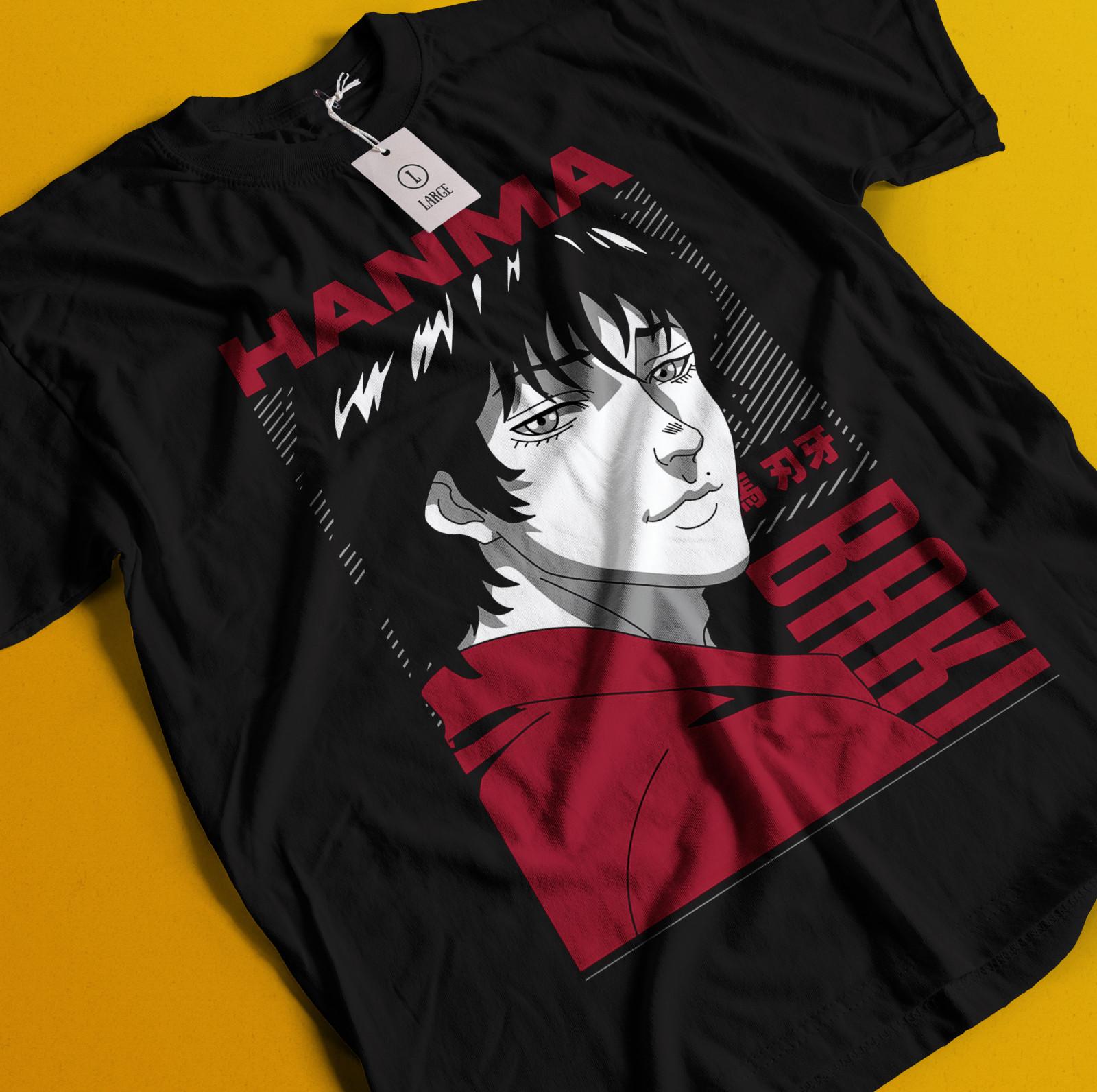 Baki The Grappler T-Shirt Mens Womens Tees Top Yujiro Shirt Kaoru Hanayama Tshirt Biscuit Tee Jack XL