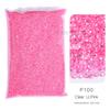 Round Resin Flat Bottom Drill Transparent Bottom Luminous Nail Drill Diy Mobile Phone Violent Bear Loose Diamond Accessories Accessories