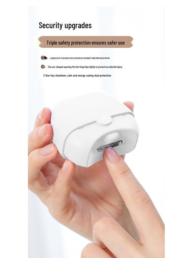 Automatic Multi-Functional Nail Shiner & Clipper for Children