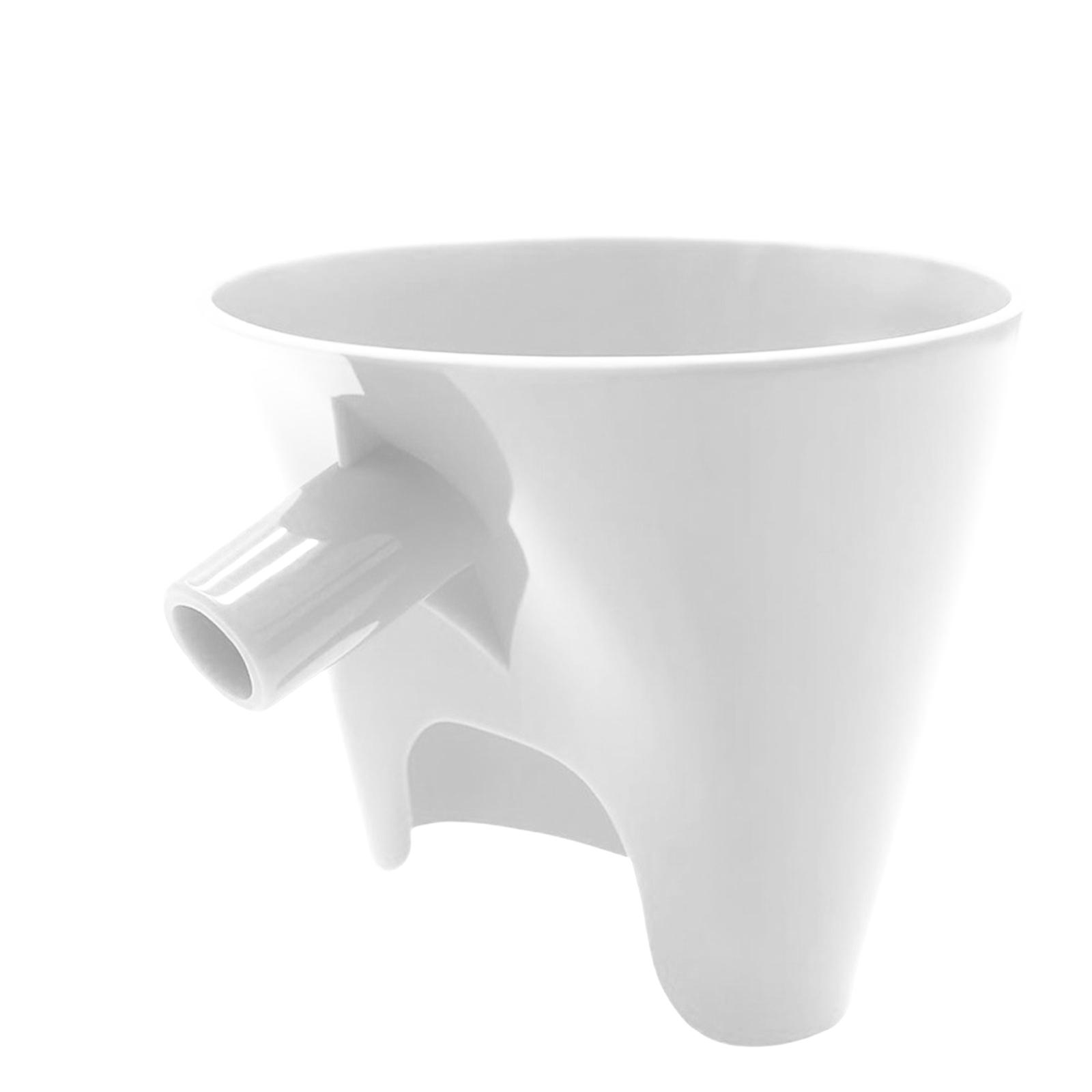 

Home Oil Funnel Wine Leakage Large Caliber Pour Oil Funnel One Size білий