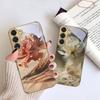Vintage Desert Pink Rose For Samsung Galaxy S26 S20 FE S21 S22 S23 Plus S24 Ultra S25Ultra S21+  S22Plus Golden Glass Phone Case