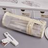 Large Capacity Stationery Bag Mesh Pencil Case Creative Pen Bag  Gift