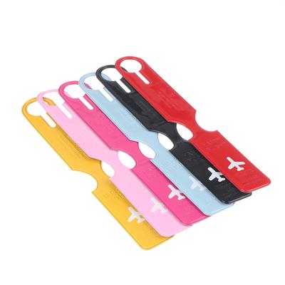 Drăguț etichetă pentru bagaje Curele Id valiza Nume Adresă Etichete de identificare Etichete pentru bagaje Avion Accesorii PVC