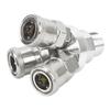 3 Way Quick Coupler Universal Type Male Thread Swivel Air Compressor Fittings G1 2