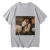 Unisex Women Summer Cotton Clothing Ella Langley Loving Life Again Tour 2026 Album Tshirts Fashion Round Neck Short Sleeved Tee