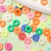 about2000pcs Acrylic For Jewelry Making Flat Round DIY Handmade Necklaces Loose Spacer Beads Solid Color Bracelets Boho 6mm Disk