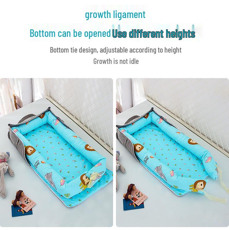 Portable Hermommy Baby Nest Pillow Bag: Cross-Border Mummy Bag & Bed-in-Bed Crib