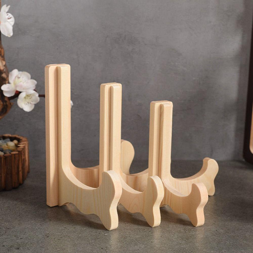 Sturdy Home Decor Tea Cake Dish Decorative Display Rack Easel Plate Display Stand Display Holder