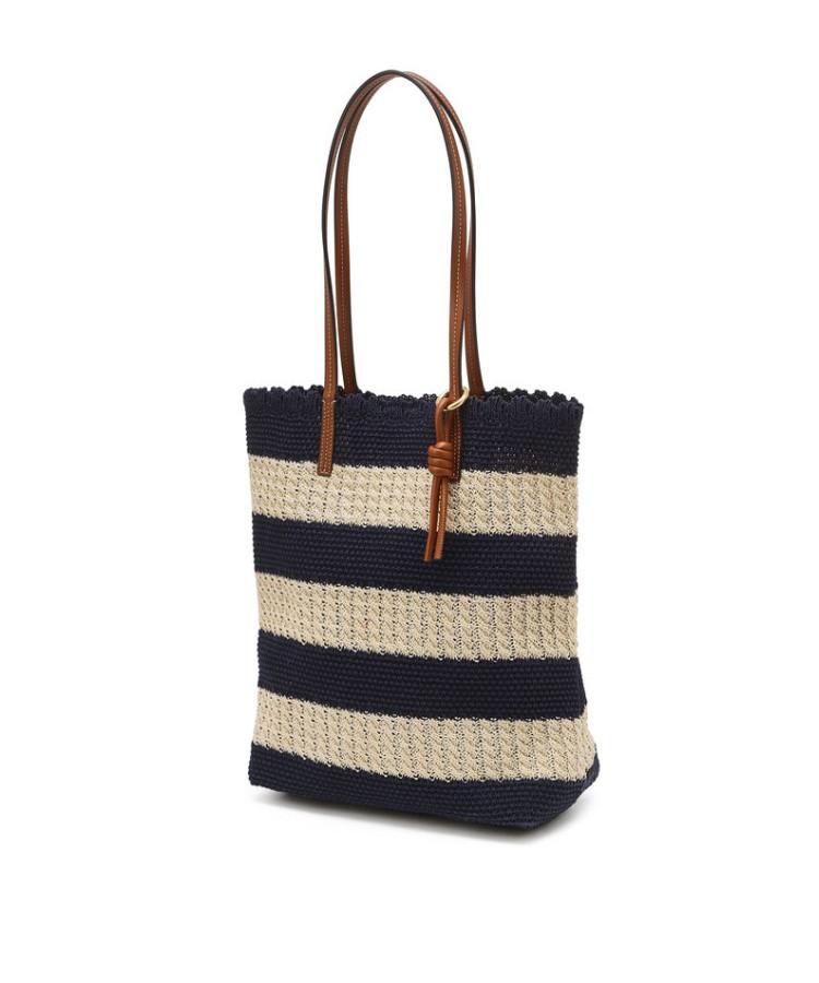 Hazzys Women Acc Navy Striped Knitting Shoulder Bag Hiba6E966N2