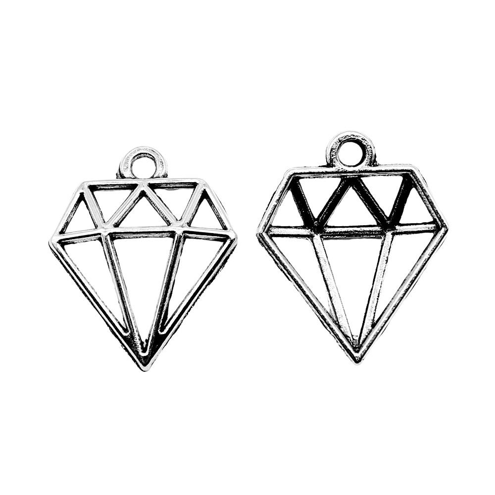 Crown Charms Multi Color Alloy Pendants For Royal Princess Jewelry Accessories