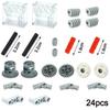 MOC Technical Parts Gear Liftarm Cross Axles Pin Beam Panel Car Building Blocks Kid Toys Bulk Compatible with Gear Bricks Leduo