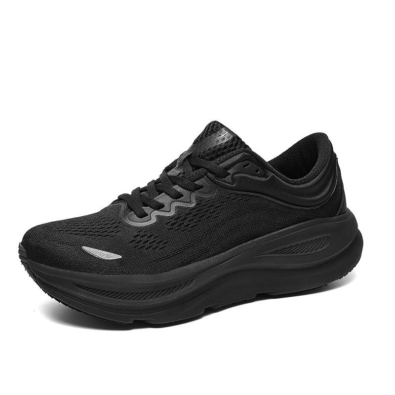 HK Breathable Mesh Trail Running Shoes - Comfortable, Thick Sole, Shock-Absorbing, Wear-Resistant for Long-Distance Training and Physical Tests.
