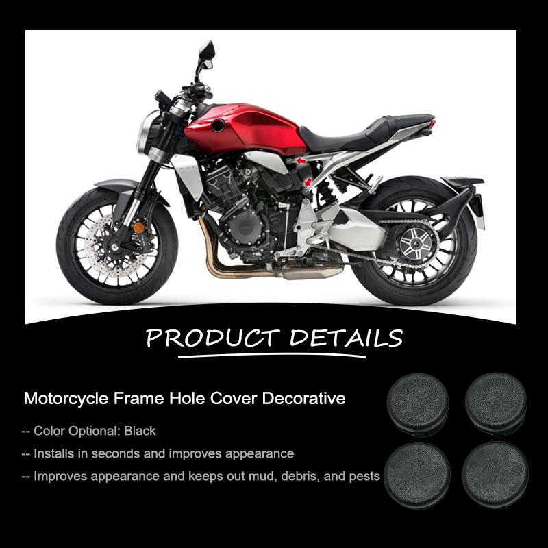 4PCS Motorcycle Frame Hole Cover Caps Plug Frame Cap Set For Honda CB1000R CB 1000R CB1000 R 2018 2019 2020 2021 2022 2023