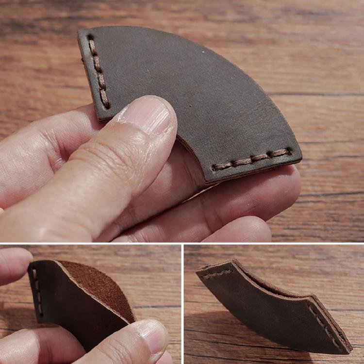 Fan Shaped Bookmarks Simple Book Markers PU Leather Page Markers Creative Bookmarks for Book Lovers