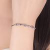 Sterling Silver Bracelet, Japanese And Korean Style, Elegant Women's Accessory, Six-Pointed Star Bracelet, Jewelry Gift