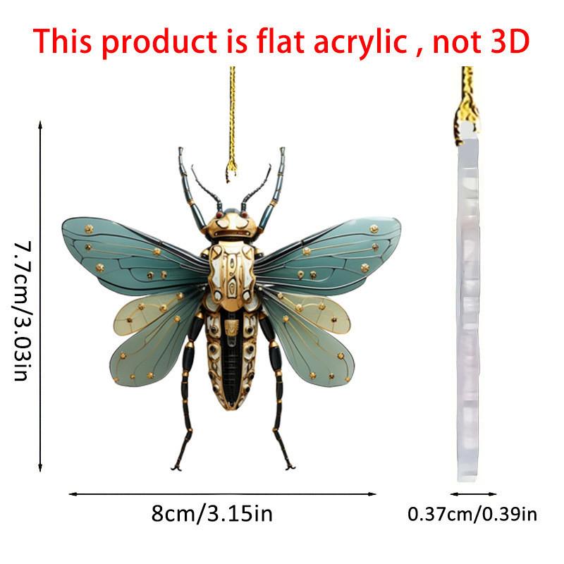 

Acrylic Eyecatching 2d Mechanical Bee Decor For Car Interior And Gift Giving