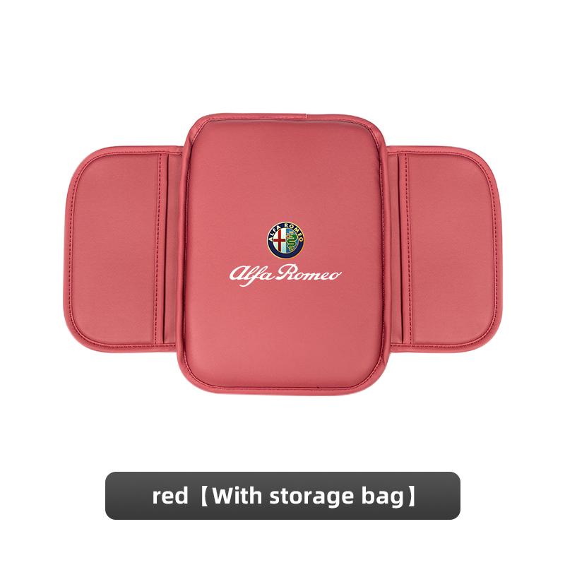 FPEV2 Car Center Console Armrest Box Protector Pad Storage Box Cover Pad For Alfa Romeo 147 156 Giulia 159 4C 8C 166 Mito Stelvio GT