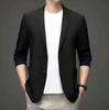 Men's High-End Ultra-Thin Ice Silk Sun Protection Jacket - Single-Breasted Casual Summer Suit
