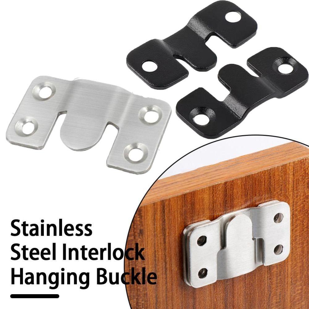 10 ks/sada Odolné háčky na rámy obrazů z nerezové oceli Multifunkční nástěnný držák Věšák na olejomalby Spojovací prvek nábytku